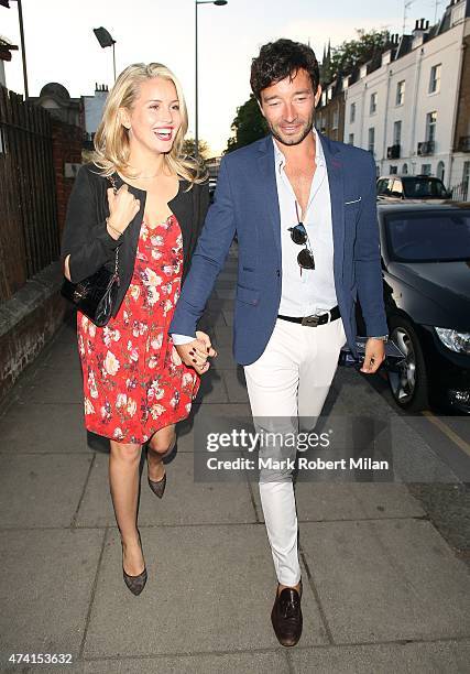 Caggie Dunlop attending the Taylor Morris Collection Launch Party on May 20, 2015 in London, England.