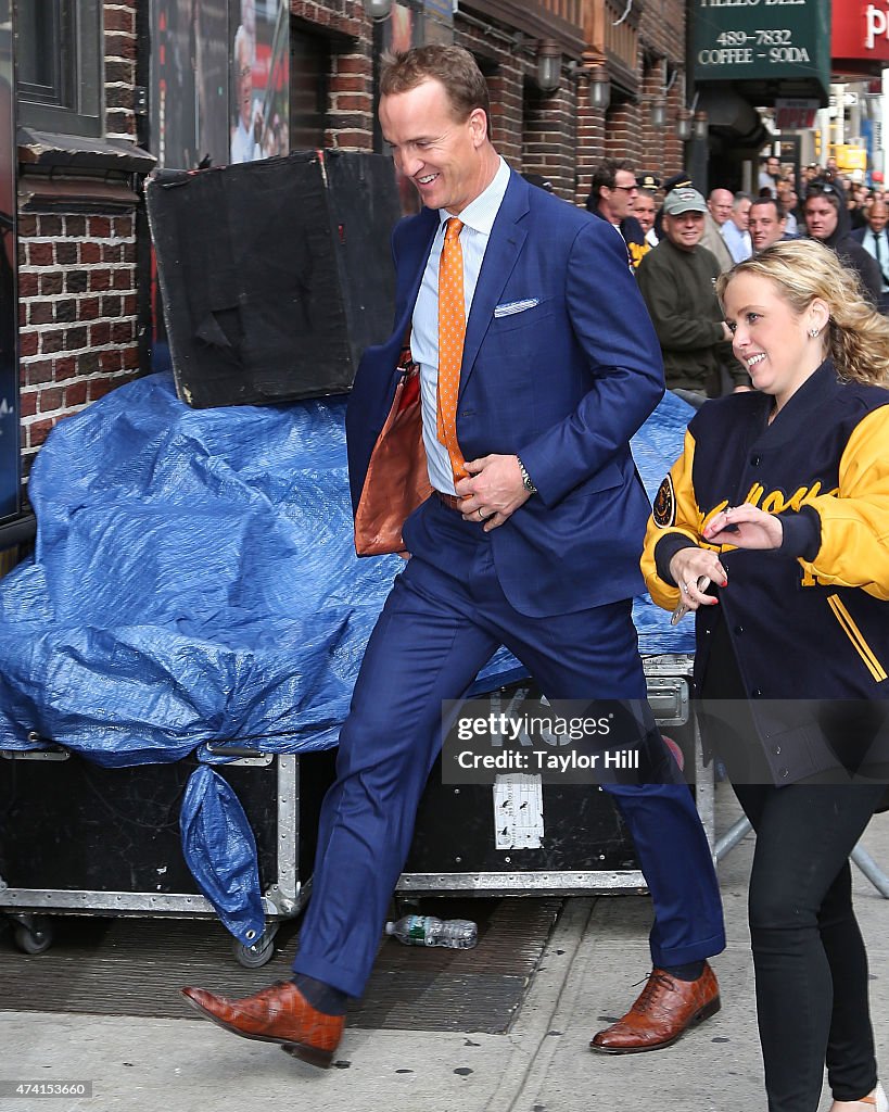 Celebrities Visit "Late Show With David Letterman" - May 20, 2015