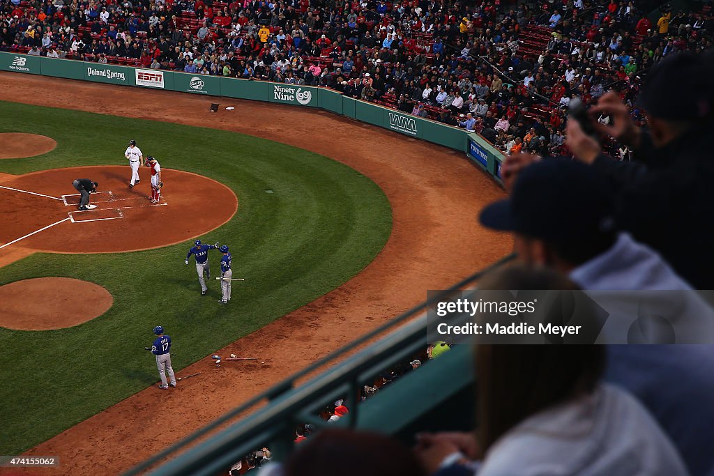 Texas Rangers v Boston Red Sox