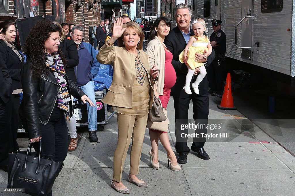 Celebrities Visit "Late Show With David Letterman" - May 20, 2015