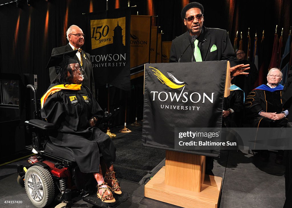 Jacqueline Miller, burn survivor, is graduating from Towson University