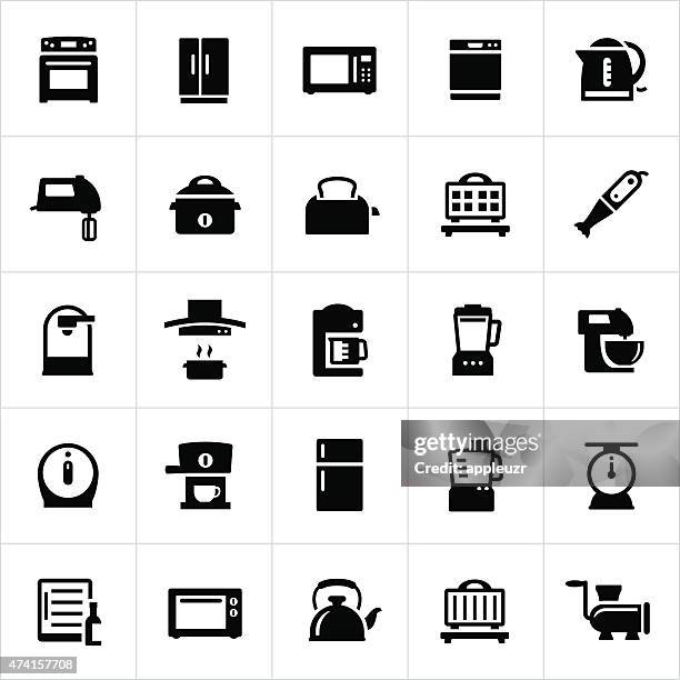 ilustrações de stock, clip art, desenhos animados e ícones de cozinha e aparelhos para cozinhar - eletrodoméstico