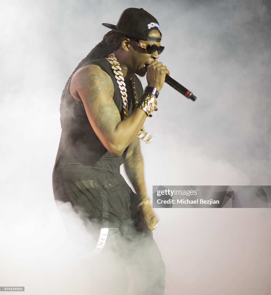 Pusha T And 2 Chainz In Concert - Hollywood, CA