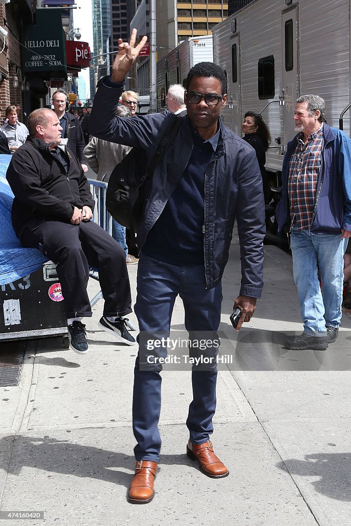 Celebrities Visit "Late Show With David Letterman" - May 20, 2015