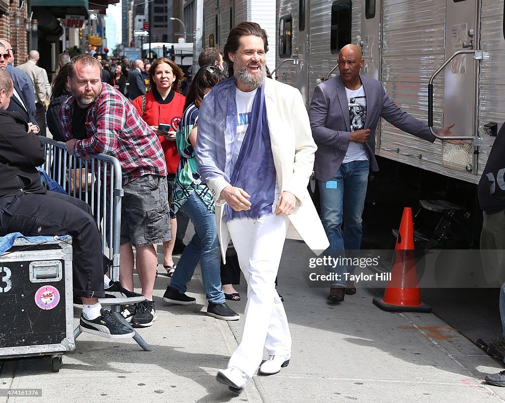 Celebrities Visit "Late Show With David Letterman" - May 20, 2015