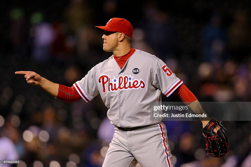 Philadelphia Phillies v Colorado Rockies