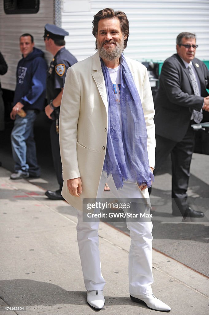 Celebrity Sightings In New York - May 20, 2015