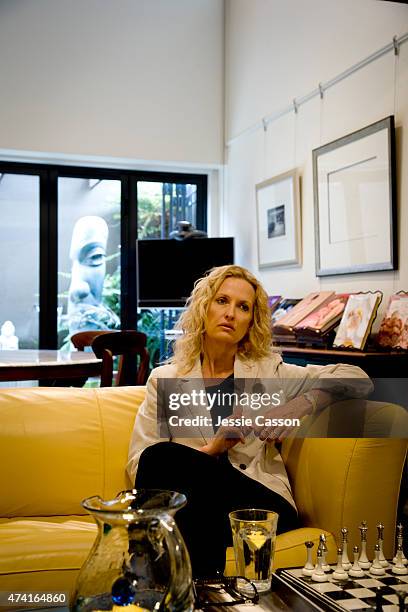 Photographer Anne Geddes poses for a portrait at her home on October 2, 2007 in Auckland, New Zealand.