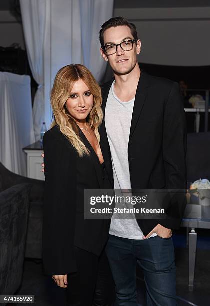 Actress Ashley Tisdale and husband Christopher French attend the 6th annual ELLE Women In Music celebration presented By eBay. Hosted by Robbie Myers...