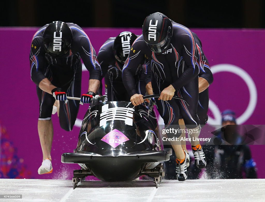 Bobsleigh - Winter Olympics Day 15