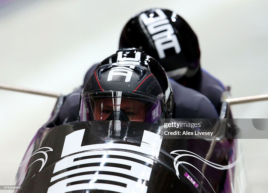 Bobsleigh - Winter Olympics Day 15