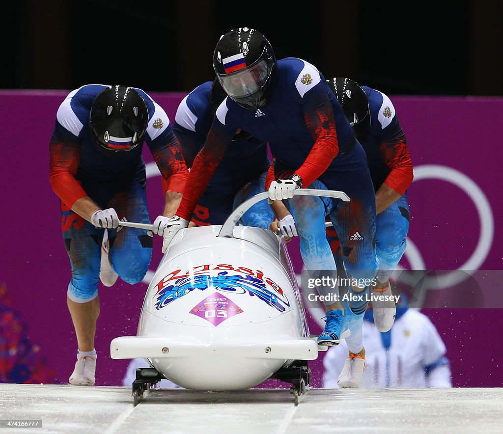 Bobsleigh - Winter Olympics Day 15