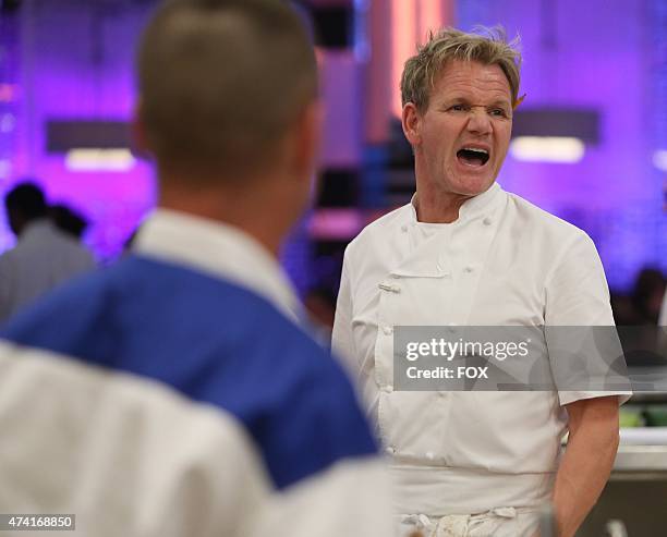 Gordon Ramsay during dinner service in the all-new 13 Chefs Compete episode of HELLS KITCHEN airing Tuesday, April 7, 2015 on FOX.