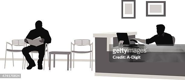 オフィスの待合室 - 控え室点のイラスト素材／クリップアート素材／マンガ素材／アイコン素材