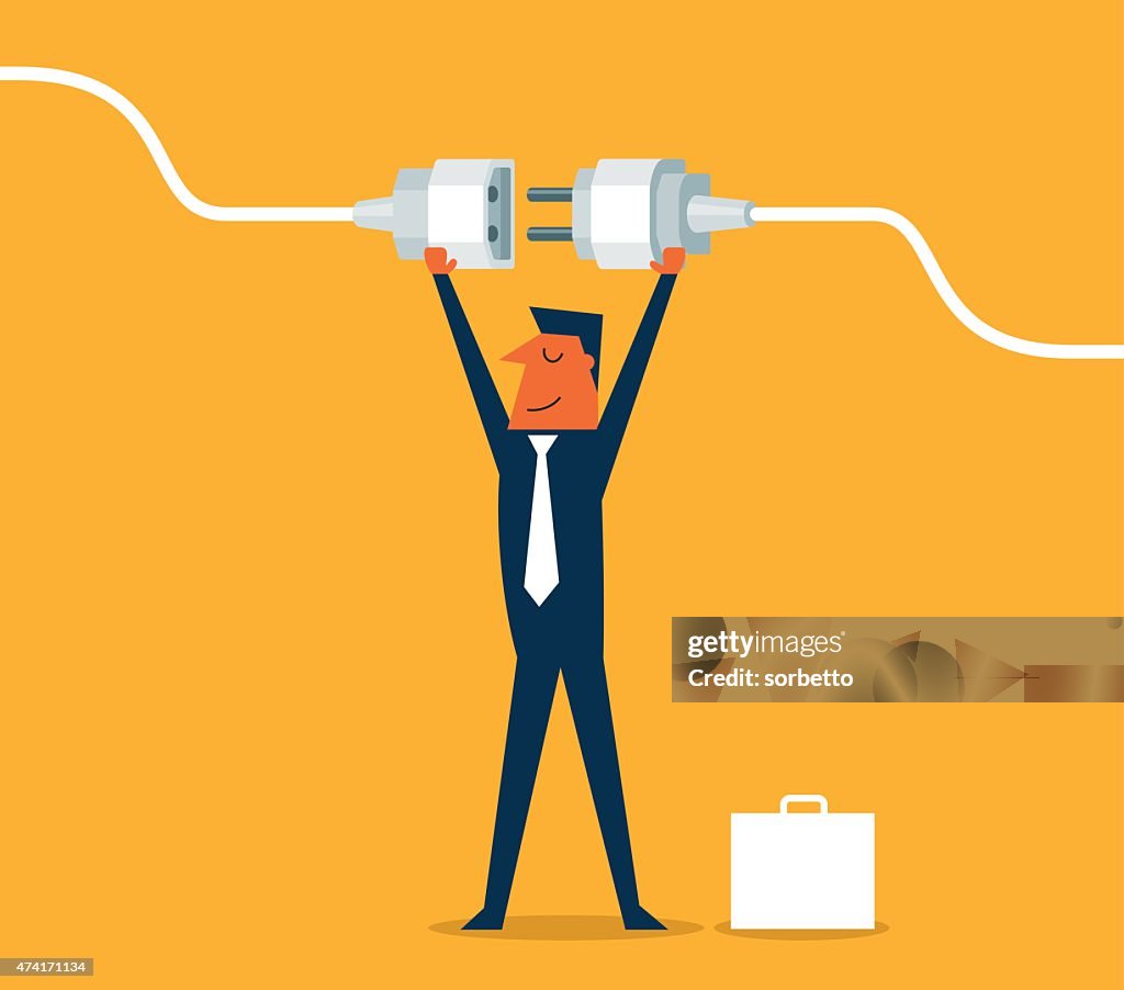 Get Plugged In Getting Plugged In High-Res Vector Graphic - Getty Images