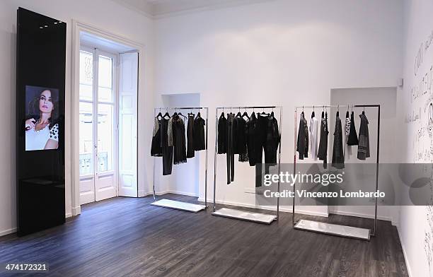 General view during the Maria Grazia Severi presentation as part of Milan Fashion Week Womenswear Autumn/Winter 2014 on February 22, 2014 in Milan,...