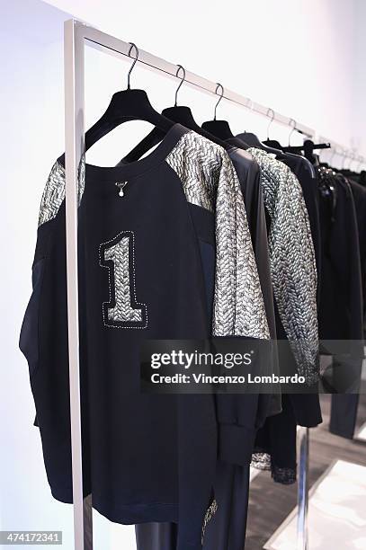 General view during the Maria Grazia Severi presentation as part of Milan Fashion Week Womenswear Autumn/Winter 2014 on February 22, 2014 in Milan,...