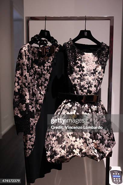 General view during the Maria Grazia Severi presentation as part of Milan Fashion Week Womenswear Autumn/Winter 2014 on February 22, 2014 in Milan,...