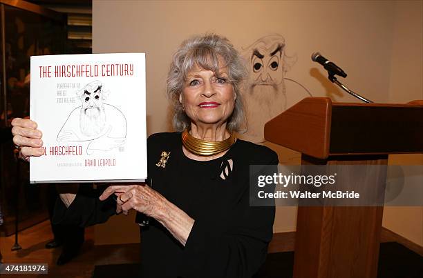 Louise Kerz Hirschfeld attends 'The Hirschfeld Century: The Art of Al Hirschfeld' exhibit at the New York Historical Society on May 20, 2015 in New...