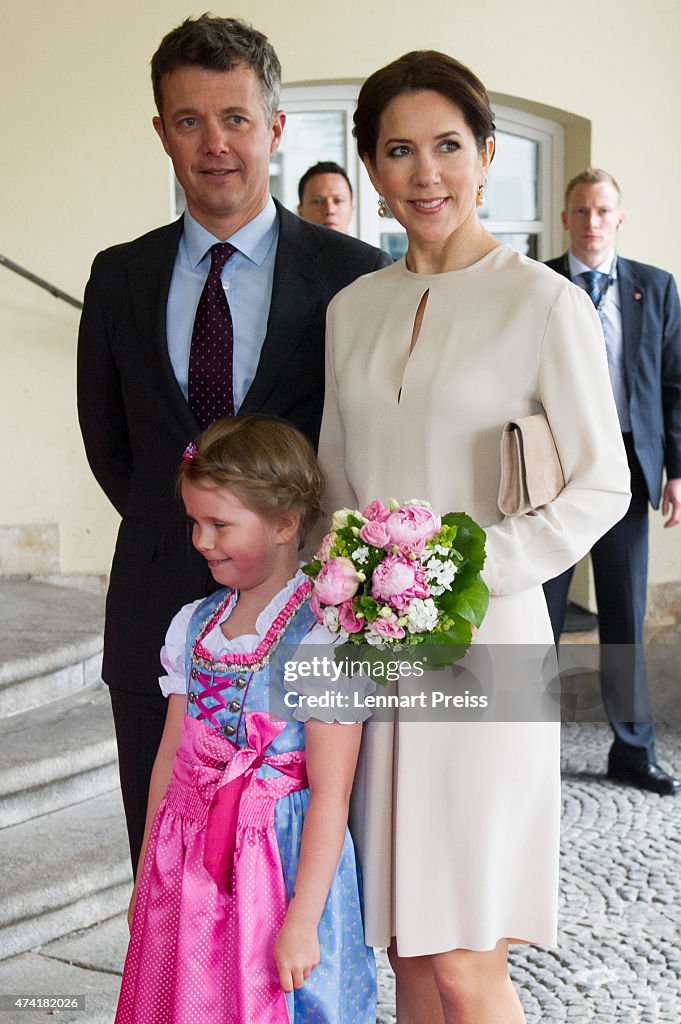 Crown Prince Frederik And Crown Princess Mary Of Denmark Visit Germany
