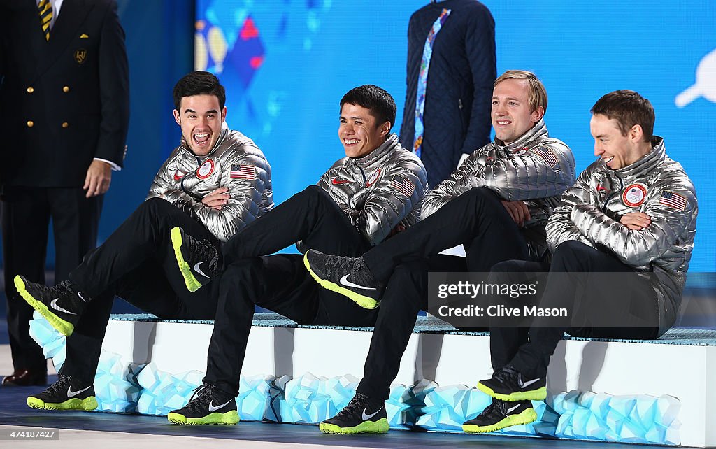 Medal Ceremony - Winter Olympics Day 15