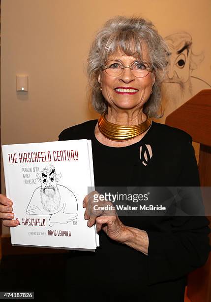 Louise Kerz Hirschfeld attends 'The Hirschfeld Century: The Art of Al Hirschfeld' exhibit at the New York Historical Society on May 20, 2015 in New...