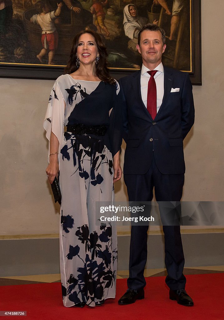 Crown Prince Frederik And Crown Princess Mary Of Denmark Visit Germany