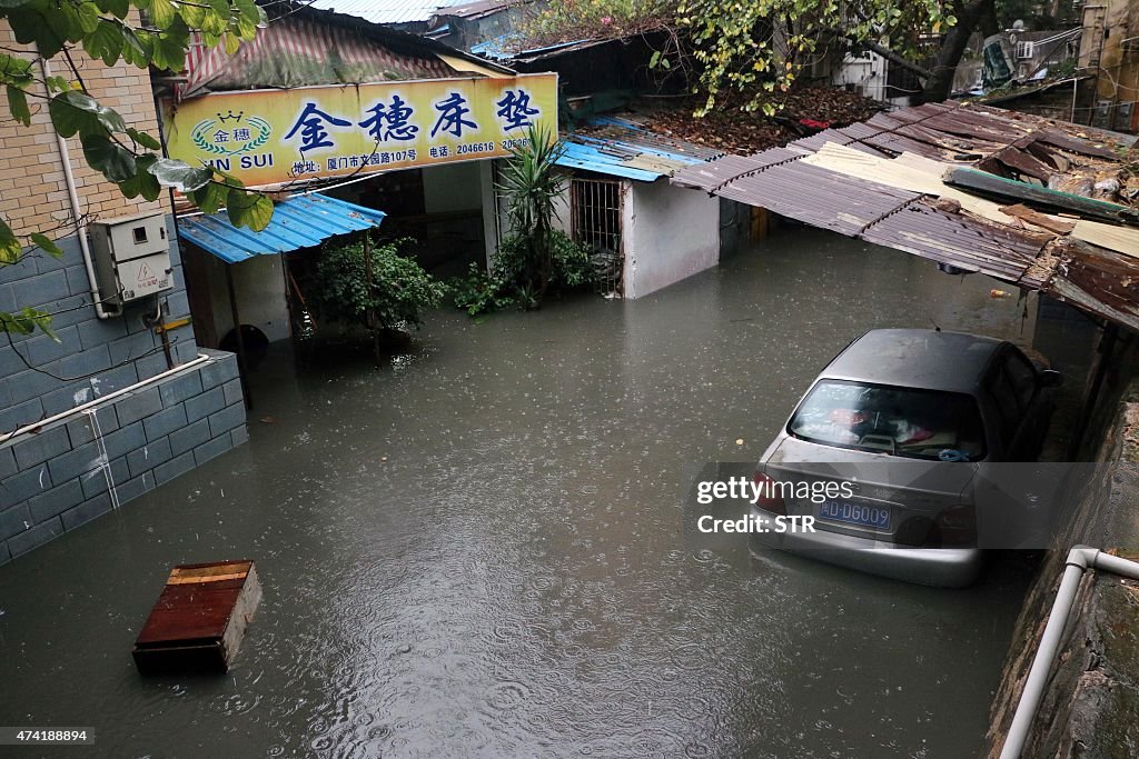 CHINA-WEATHER-RAINSTORM