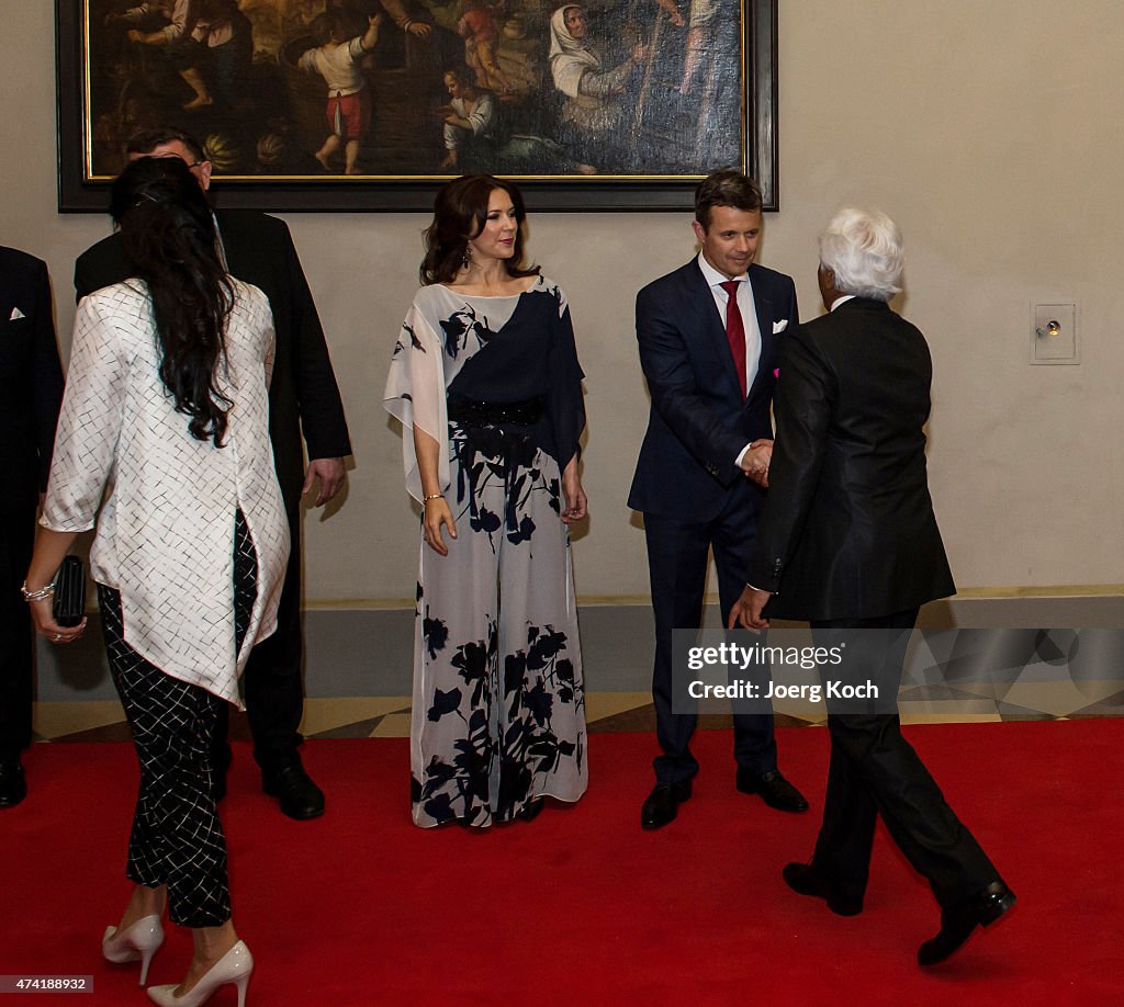 Crown Prince Frederik And Crown Princess Mary Of Denmark Visit Germany