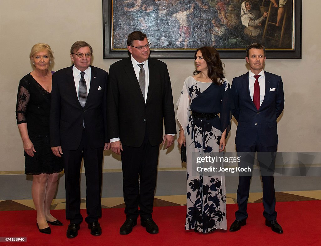 Crown Prince Frederik And Crown Princess Mary Of Denmark Visit Germany