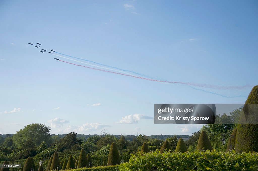 Martell Cognac Celebrates Its 300th Anniversary At The Palace Of Versailles - Champagne Reception & Patrouille de France Flyover