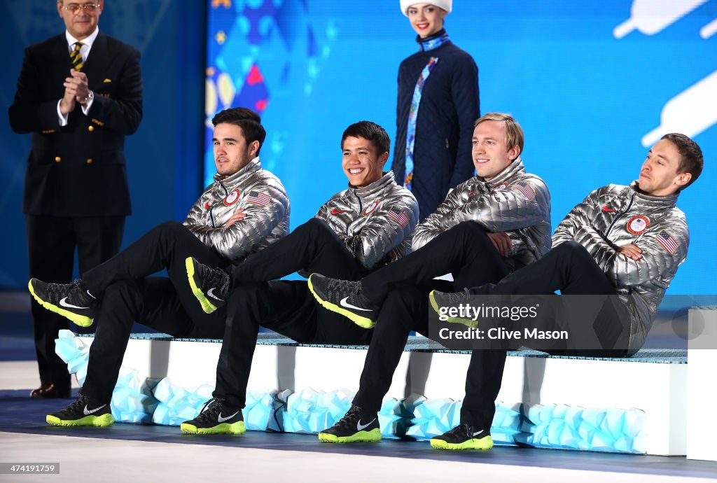 Medal Ceremony - Winter Olympics Day 15