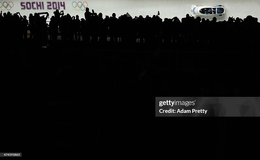 Bobsleigh - Winter Olympics Day 15
