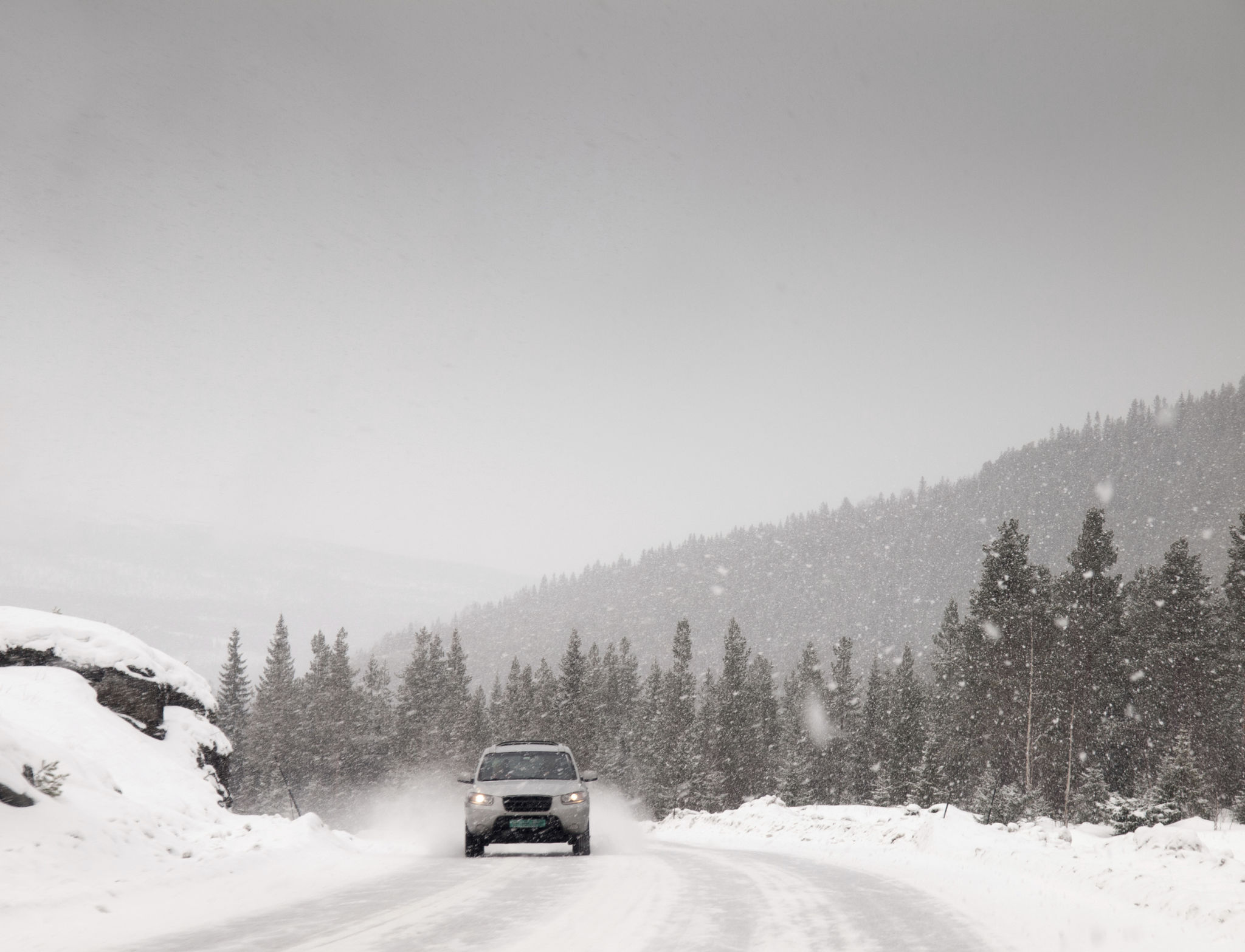winter car snow