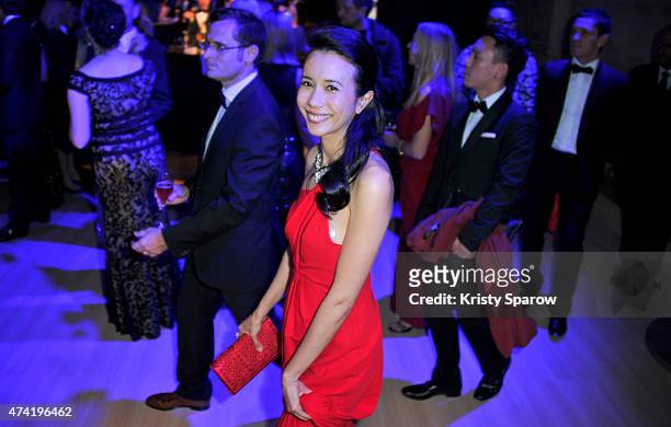 Karen Mok during the Martell cocktail at the Martell 300th anniversary event held at the Chateau de Versailles on May 20, 2015 in Versailles, France.
