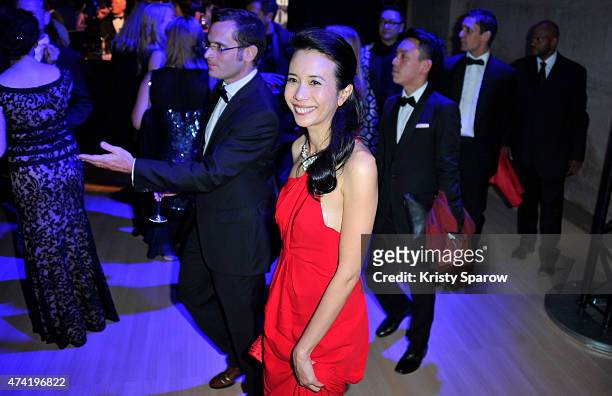 Karen Mok during the Martell cocktail at the Martell 300th anniversary event held at the Chateau de Versailles on May 20, 2015 in Versailles, France.