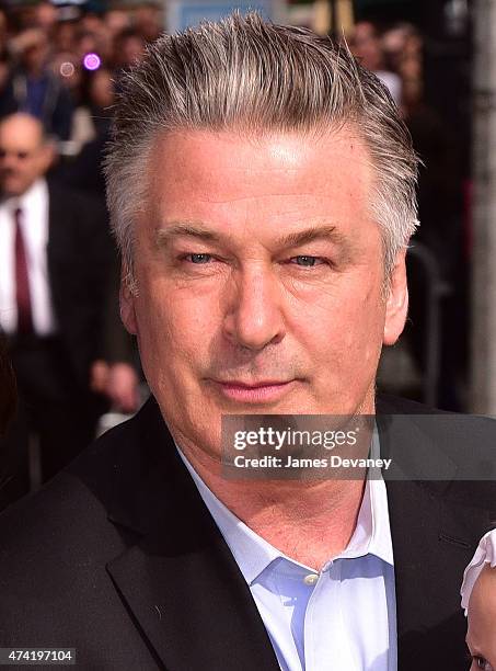 Alec Baldwin visits the 'Late Show With David Letterman' at Ed Sullivan Theater on May 20, 2015 in New York City.