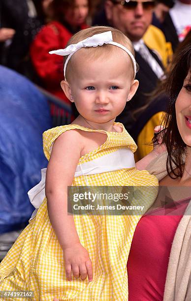 Carmen Baldwin visits the 'Late Show With David Letterman' at Ed Sullivan Theater on May 20, 2015 in New York City.