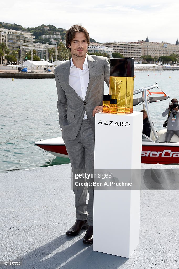 Ian Somerhalder For Azzaro Pour Homme Photocall - The 68th Annual Cannes Film Festival