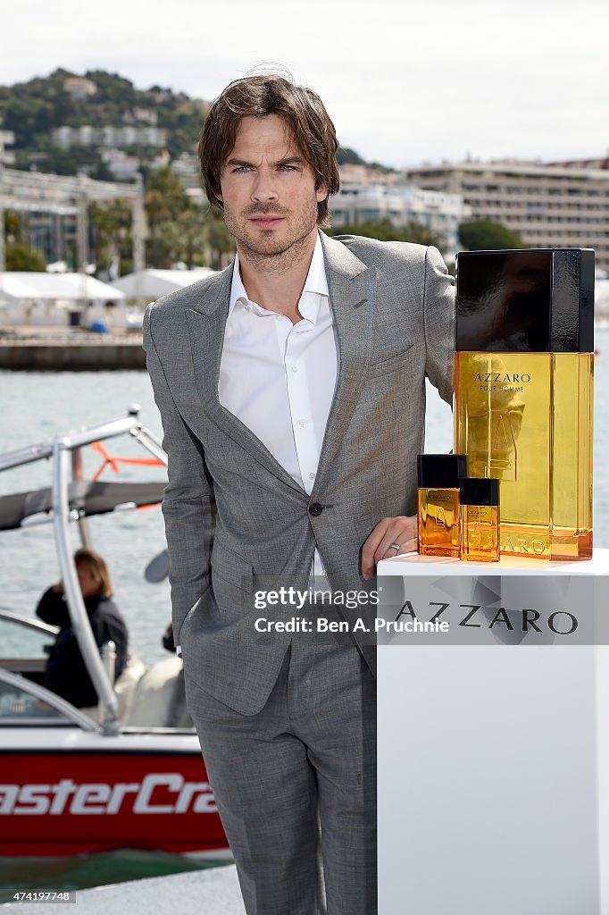 Ian Somerhalder For Azzaro Pour Homme Photocall - The 68th Annual Cannes Film Festival