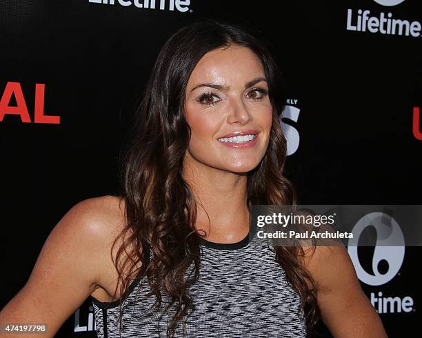 Reality TV Personality / Fashion Model Courtney Robertson attends the "Unreal" premiere party at SIXTY Beverly Hills on May 20, 2015 in Beverly...