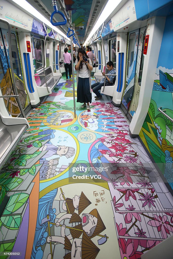 Painted Metro In Ningbo