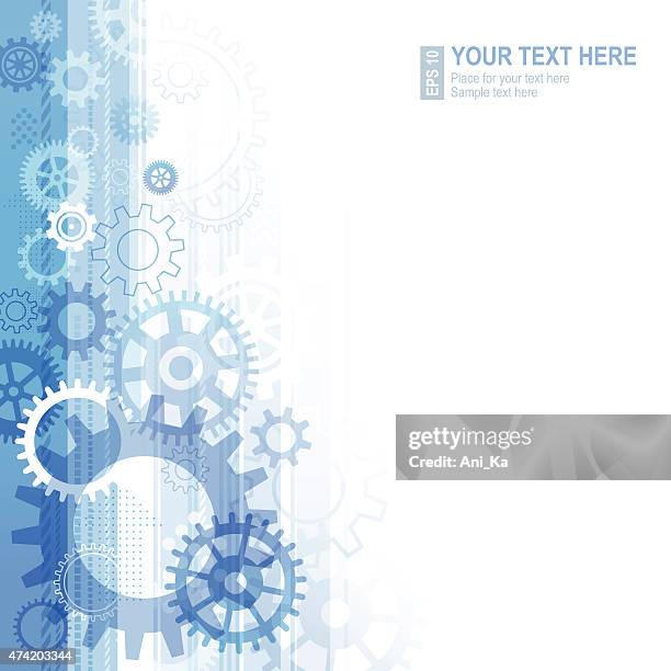 abstract technology background - process automation abstract stock illustrations