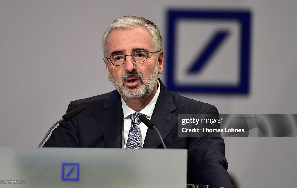 Deutsche Bank Holds General Shareholders Meeting