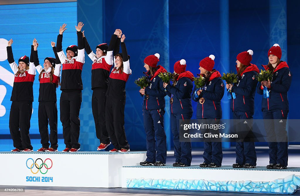 Medal Ceremony - Winter Olympics Day 15