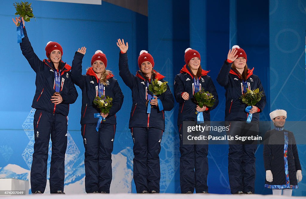 Medal Ceremony - Winter Olympics Day 15