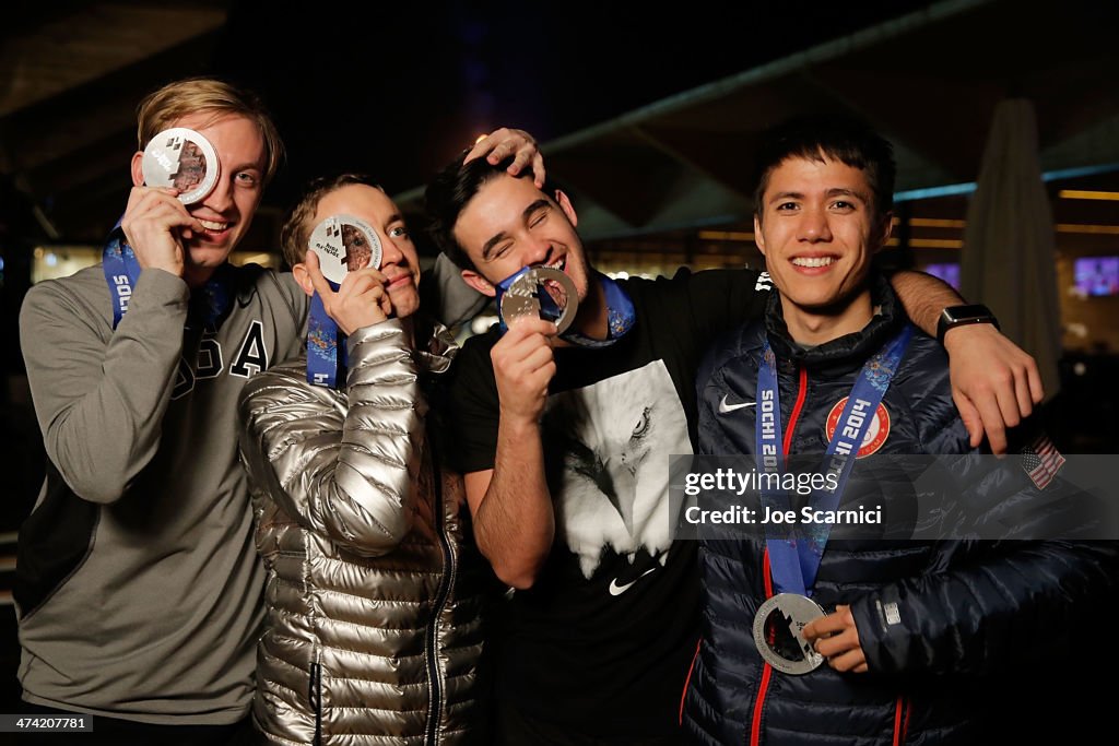 US Olympians Visit USA House