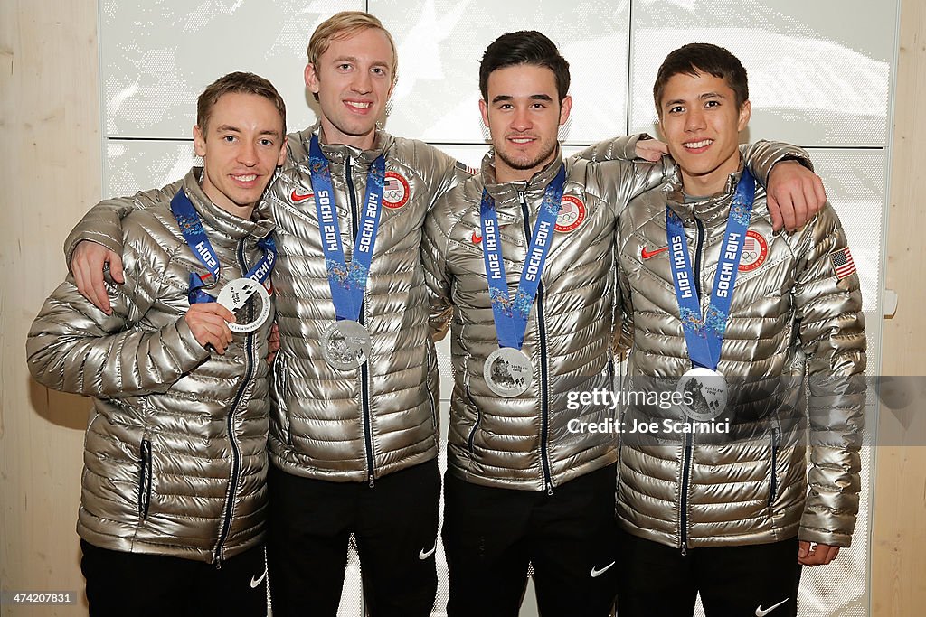 US Olympians Visit USA House