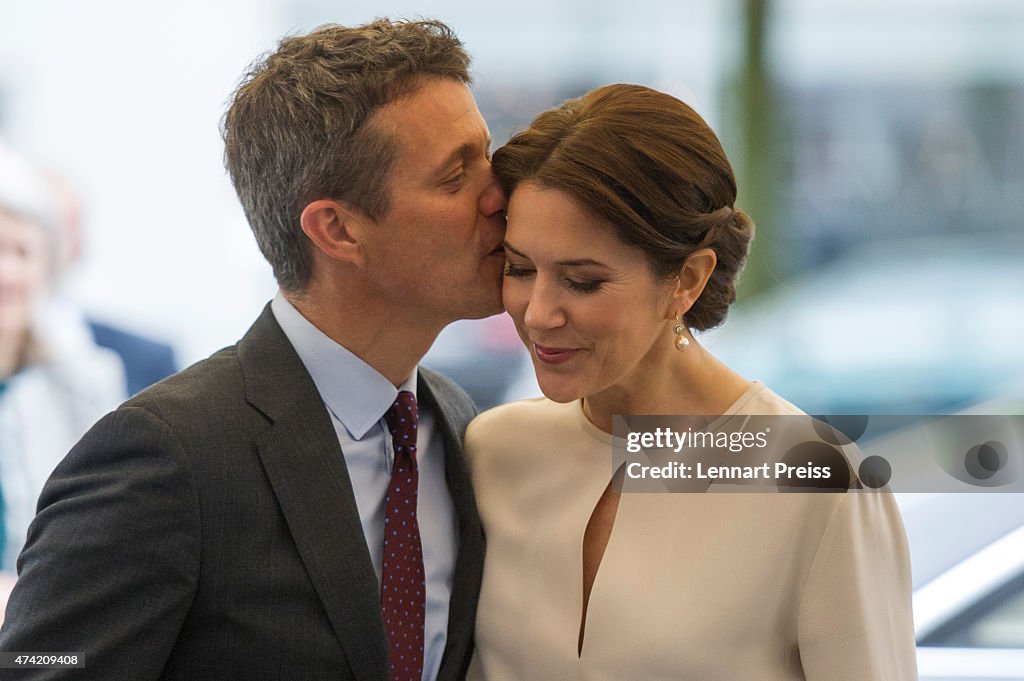 Crown Prince Frederik And Crown Princess Mary Of Denmark Visit Germany