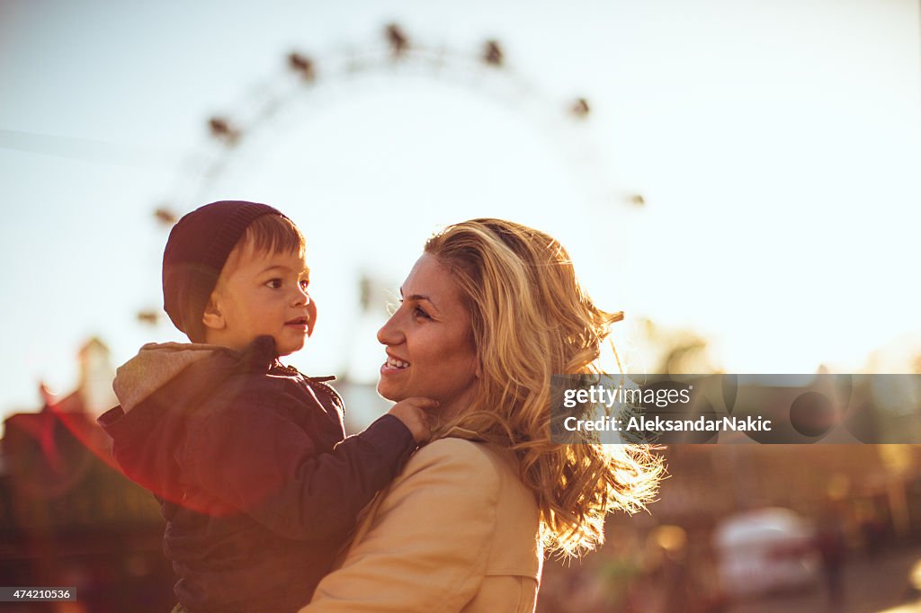 In the amusement park